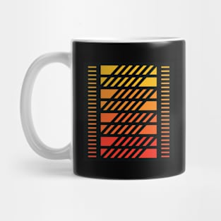 "Dimensional Angles" - V.4 Orange - (Geometric Art) (Dimensions) - Doc Labs Mug